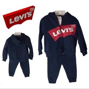 NWT Levi’s 3 piece hooded outfit